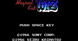 Play your favorite MSX games ONLINE! - Magical Kid Wiz | 魔法使い