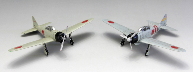 1/72十二試＆零戦11型 2機セット