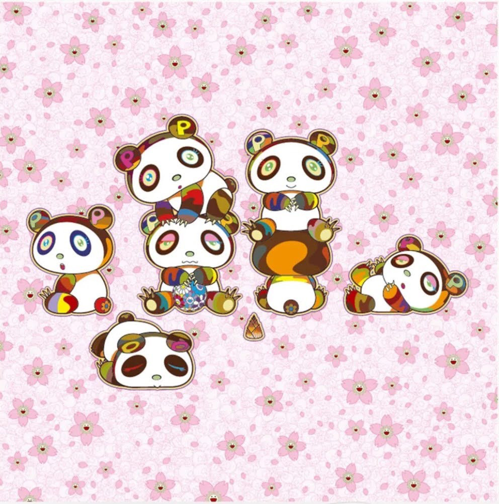 赤ちゃんパンダが群れてます！わーい！』村上隆 | 絵画・アート販売