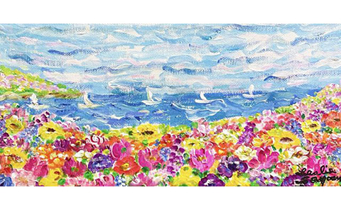 インザガーデン』レスリー・セイヤー | 絵画・アート販売 ギャラリー