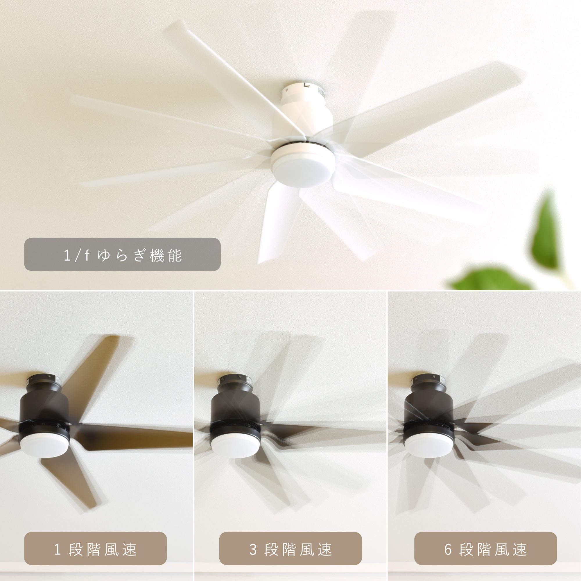 あす着] シーリングファンライト 傾斜天井対応 リモコン付 DCモーター