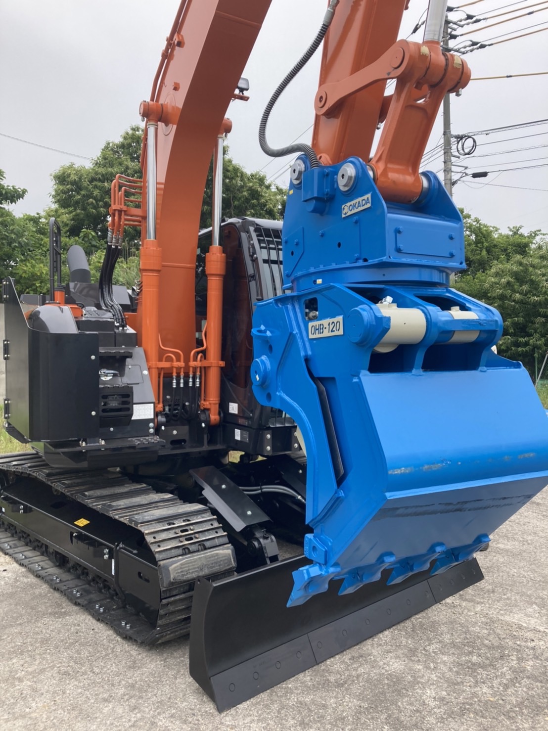 新車納入実績】ZX135US-6ハイブリッドバケット付◇富士岡山運搬機