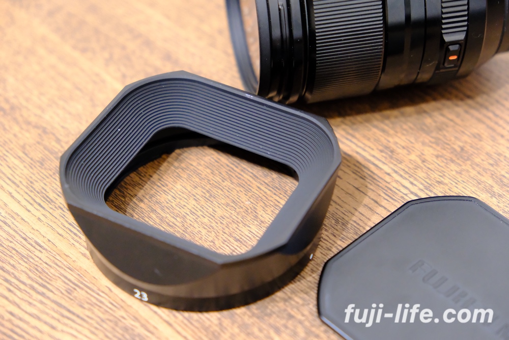 カッコイイ！でも使いにくい【XF33mm角型レンズフード レビュー