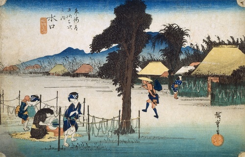 東海道五拾三次之内 水口 名物干瓢 | 歌川広重 | 収蔵品詳細 | 作品を