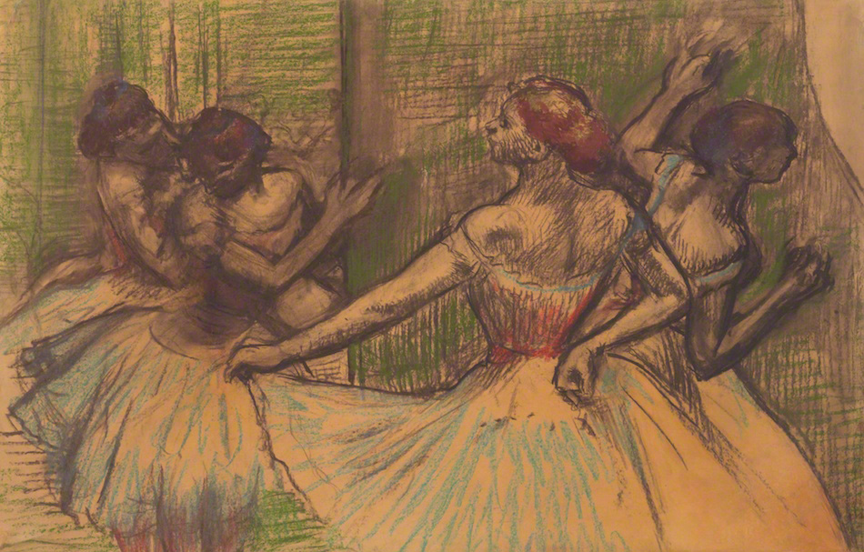 舞台の袖の踊り子 | エドガー・ドガ | 収蔵品詳細 | 作品を知る | 東京