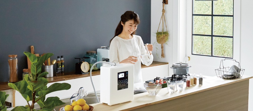 アルカリイオン整水器/機能水生成器｜マッサージチェアのパイオニア