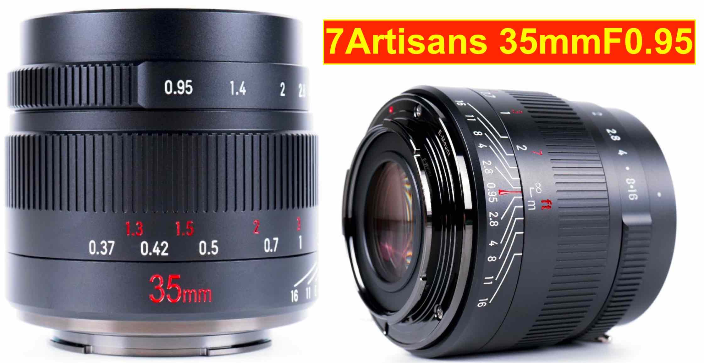 7Artisans 35mm F0.95 for Fujifilm X Announced - Fuji Rumors
