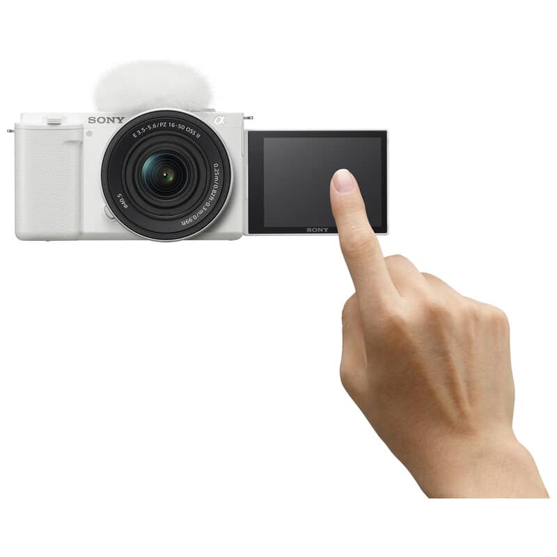 SONY VLOGCAM ZV-E10 パワーズームレンズキット ホワイト ZV-E10K W