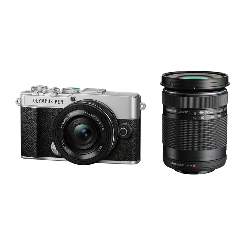 OLYMPUS／OM SYSTEM PEN E-P7 EZダブルズームキット シルバー 新品
