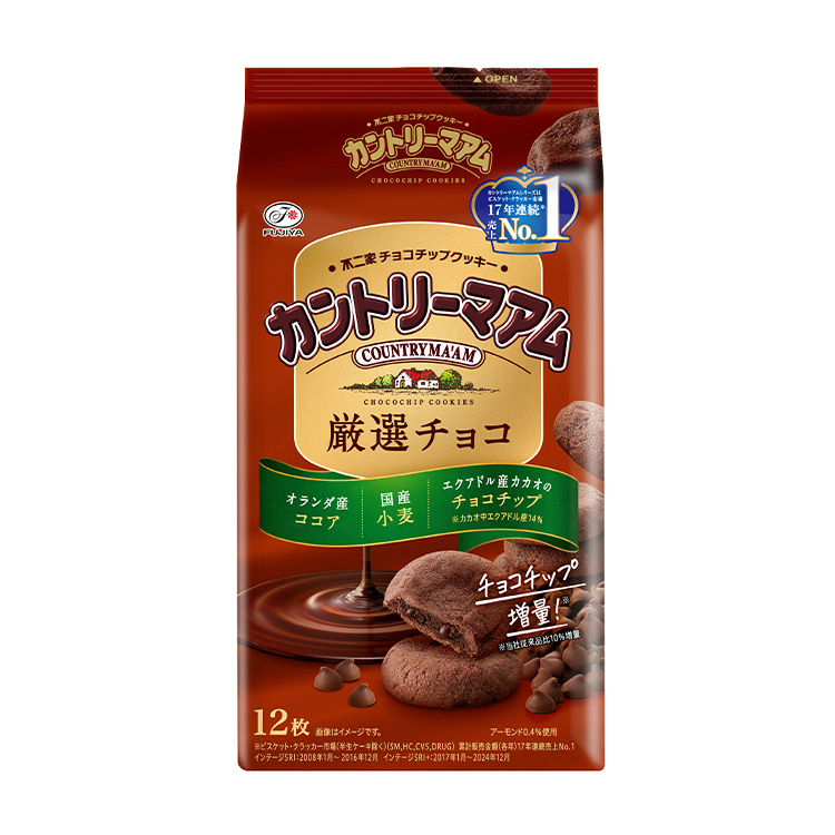 12枚カントリーマアム（厳選チョコ） | カントリーマアム