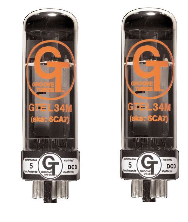 Groove Tubes GT-EL34-M-D Pair of EL34 Power Vacuum Tubes | Full