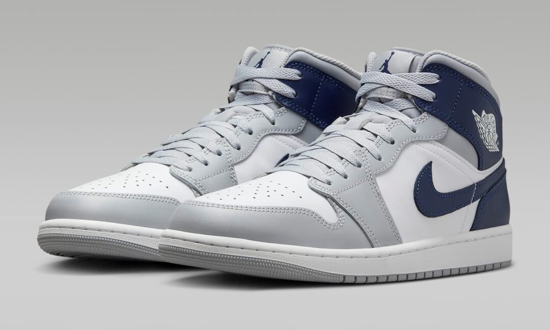 2024年 6/24 発売】NIKE AIR JORDAN 1 MID “White/Wolf Grey/Midnight