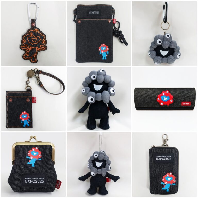 大阪・関西万博公式キャラクター「ミャクミャク」と老舗デニムブランド