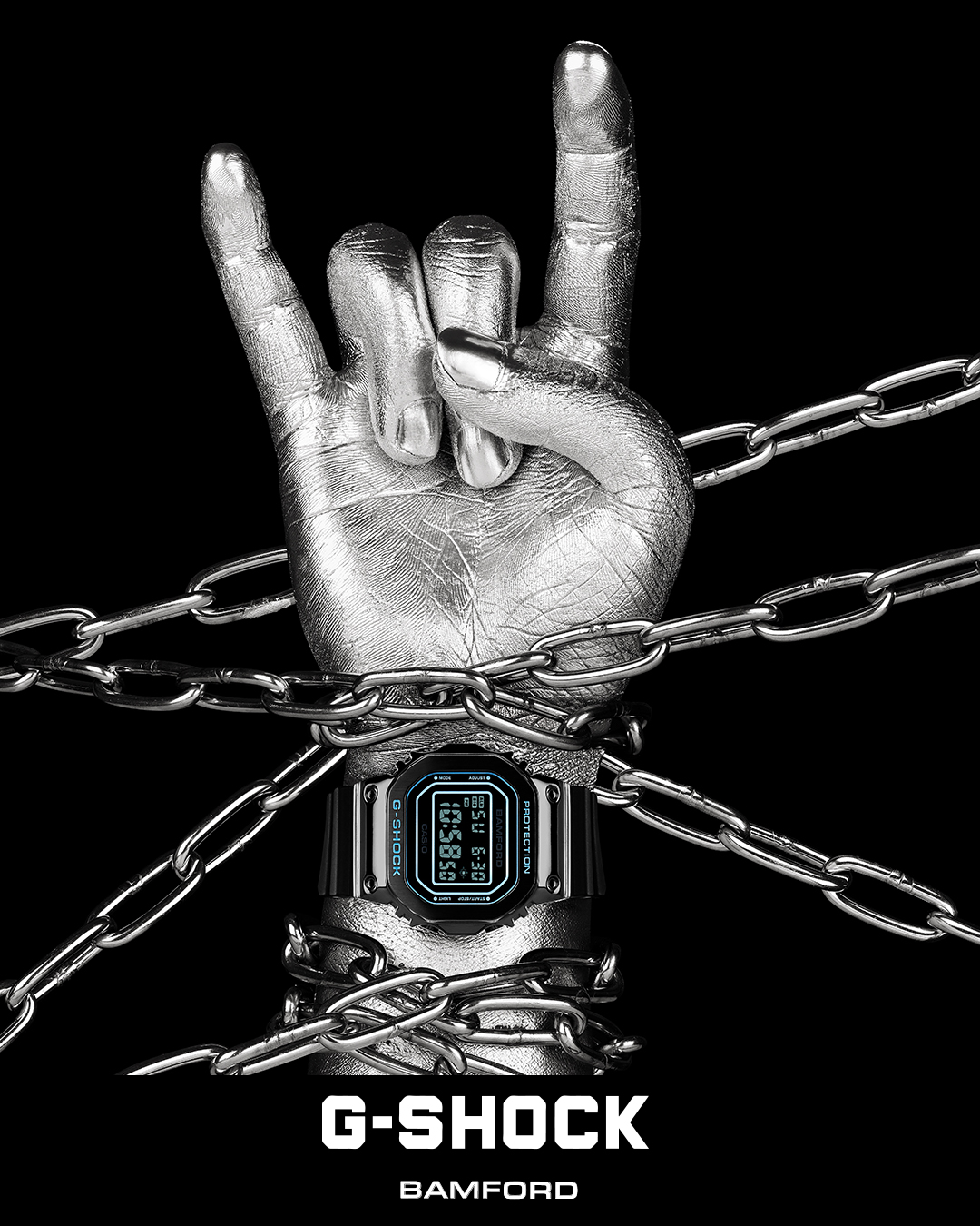 Bamford Watch Department × G-SHOCK コラボ「GM-5600BWD-1JR」が2025