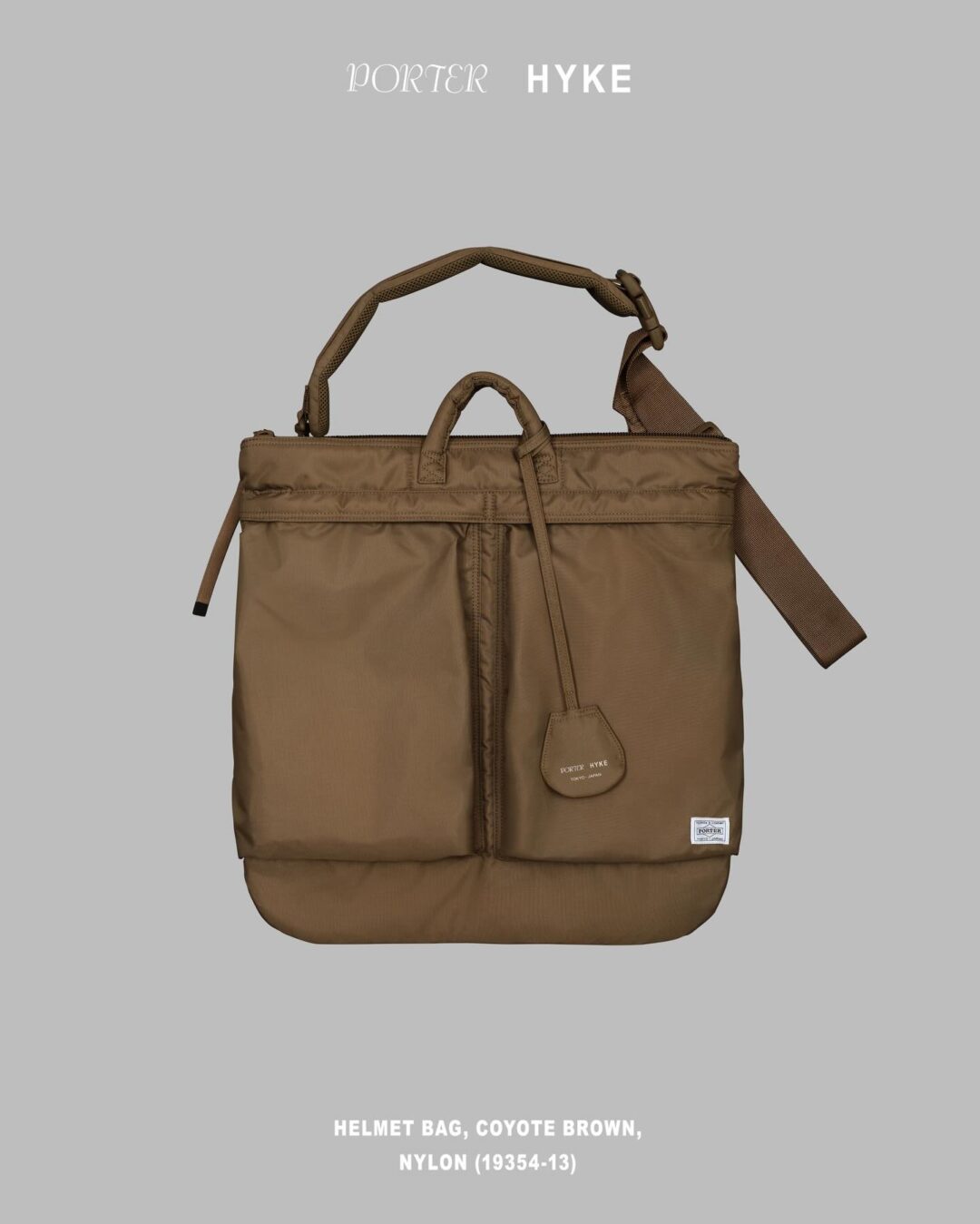 HYKE × PORTER 2025 FW コラボアイテムが2025年 12/12 発売 (ハイク