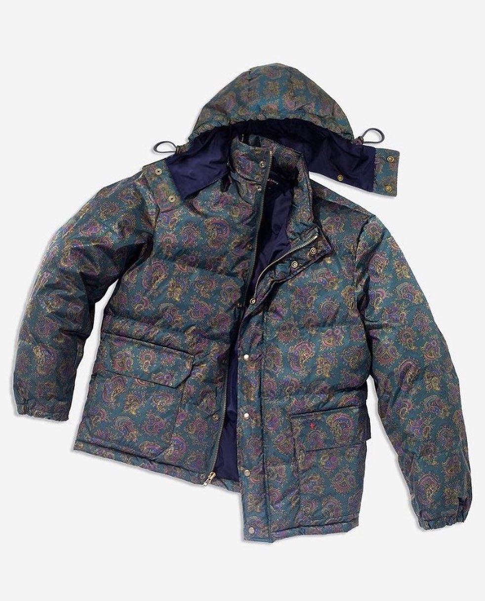 Noah 2021 S/S ローンチに先駆けて”Paisley Cashball Puffer Jacket”が