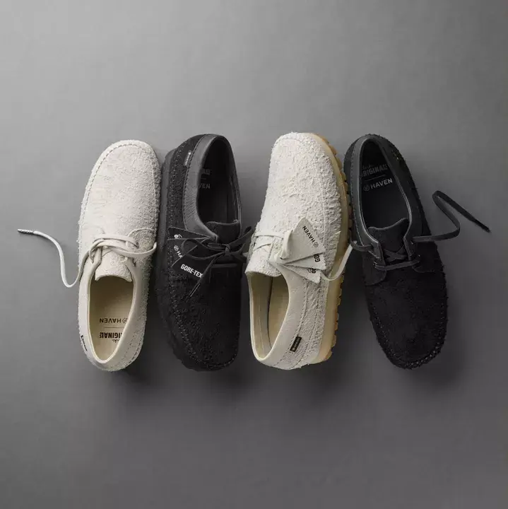 国内 12/21 発売】Haven × Clarks Originals Weaver GTX “Black/White