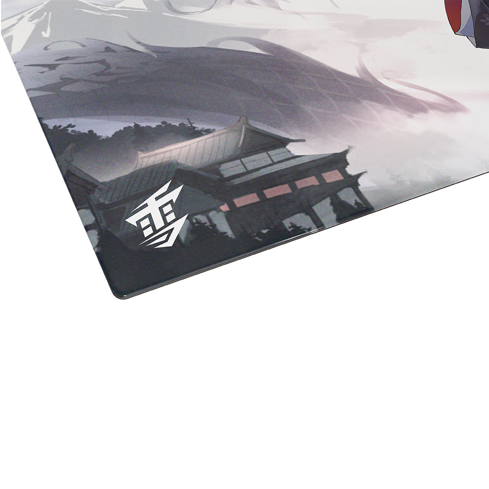 Yuki Aim(ユキエイム) ガラスマウスパッド Glass Mousepad Oni 2.0