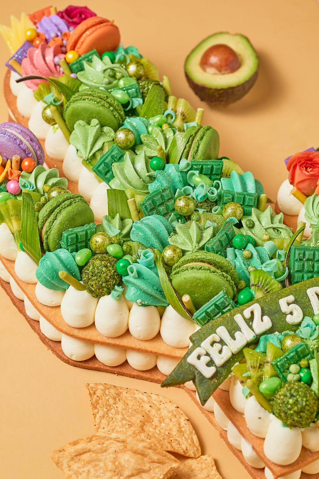 LARGE MEXICAN CACTUS - 5 DE MAYO CAKE up to 20 servings (18.5