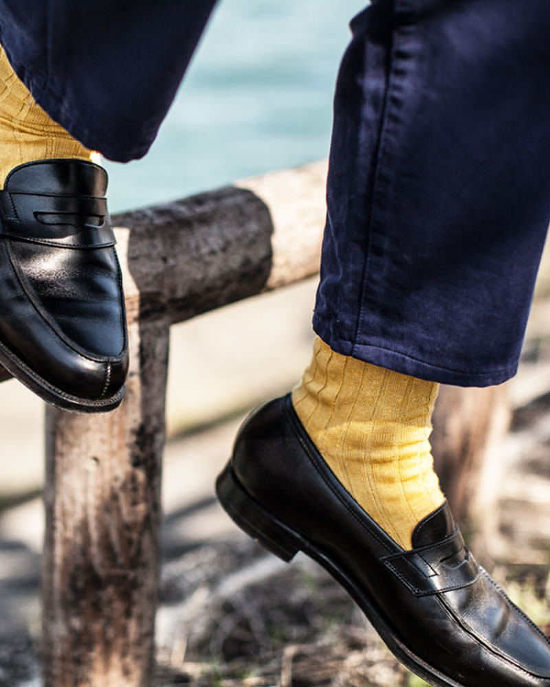 Crockett&Jones Black Calf Loafer | FRAME フレーム公式