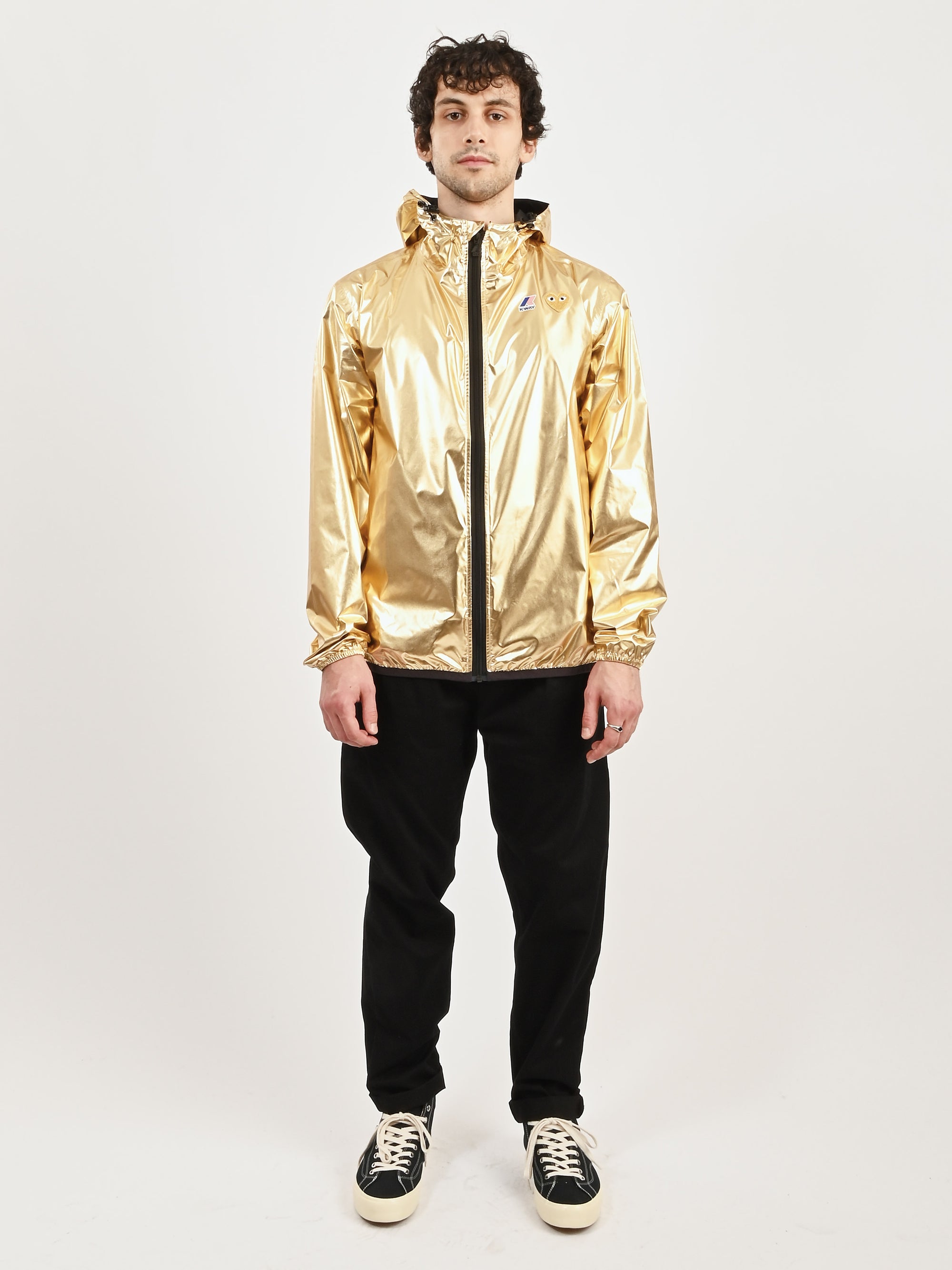 Comme Des Garçons PLAY - Gold K-Way Full Zip Hoodie – Frances May