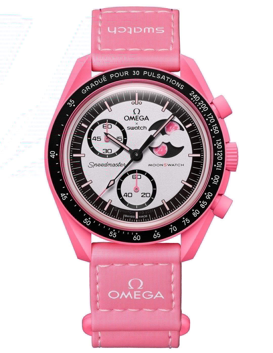 Omega × Swatch MoonSwatch Mission To The Pink Moonphase