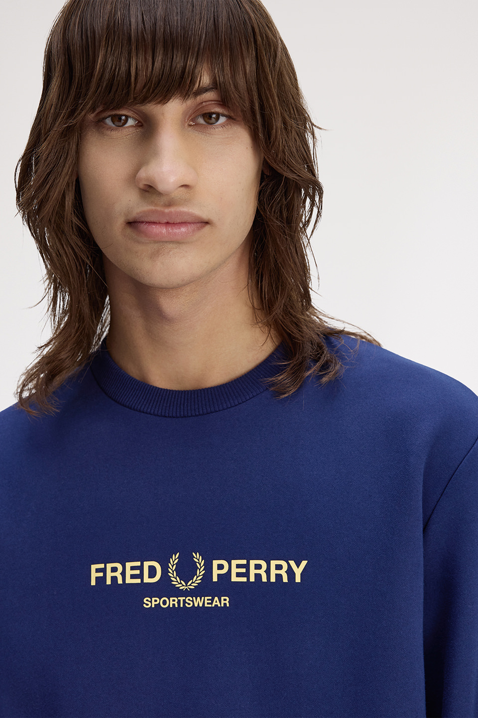 Fred Perry Sportswear Sweatshirt(M 143：FRENCH NAVY): | FRED PERRY