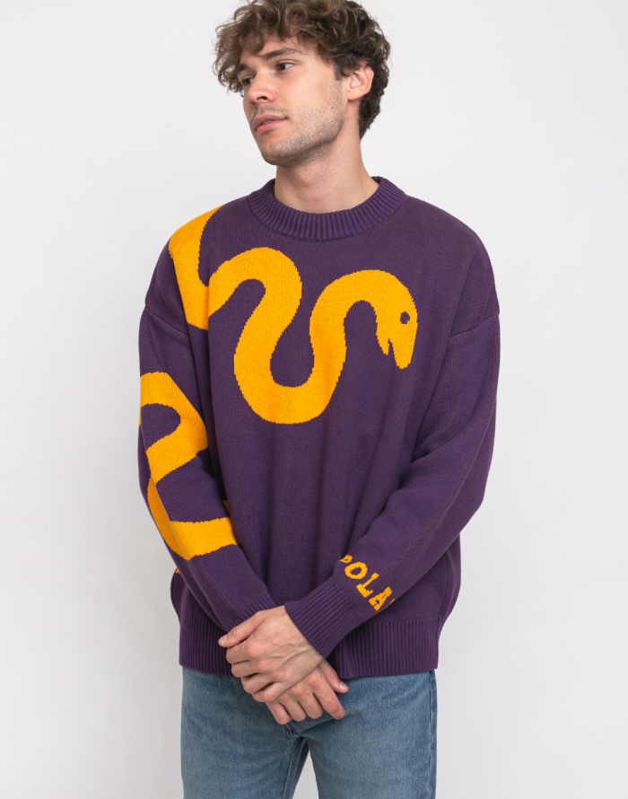 Sweater Polar Skate Co. Snake Knit Sweater | Freshlabels.com