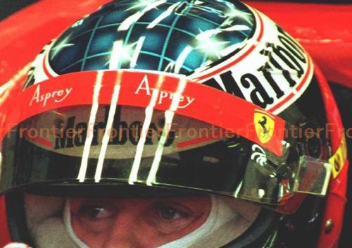 Frontier / 1996年～2000年 M.シューマッハ 実使用ヘルメット(直筆