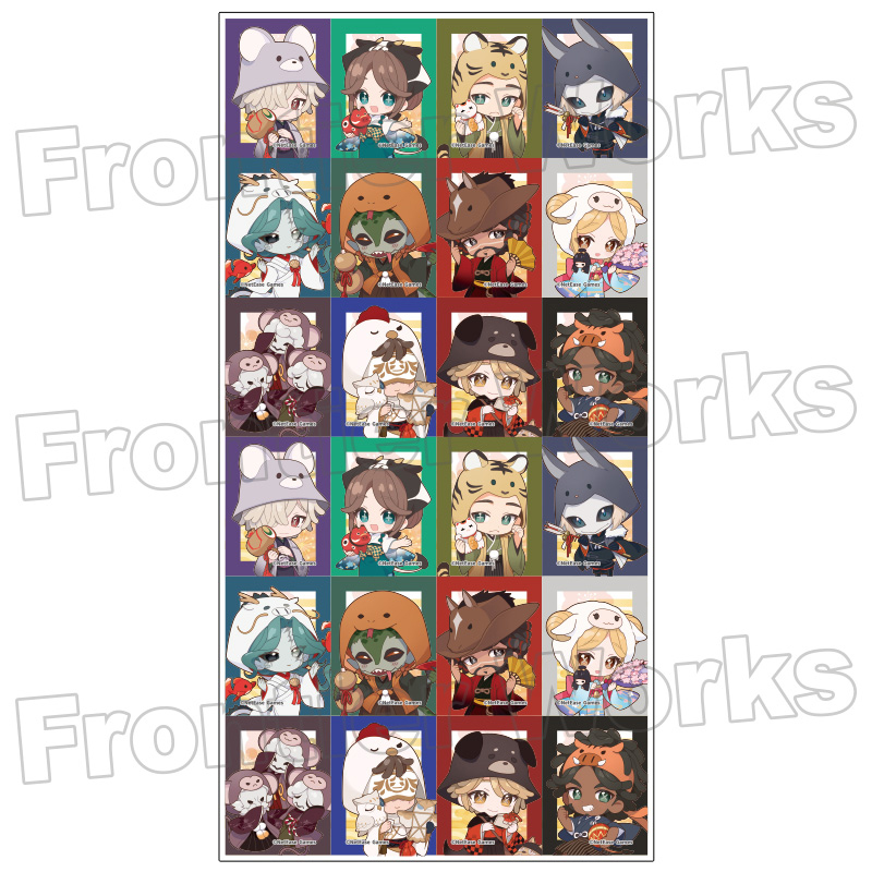 Identity V 十二支切手風シール - フロンティアワークス公式サイト