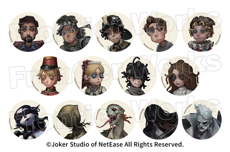 Identity V ＜RE:シリーズ＞ トレーディング缶バッジ 設定画Ver. Vol.1