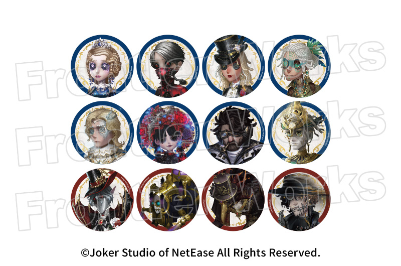 Identity V ＜RE:シリーズ＞ トレーディング缶バッジ 設定画collection