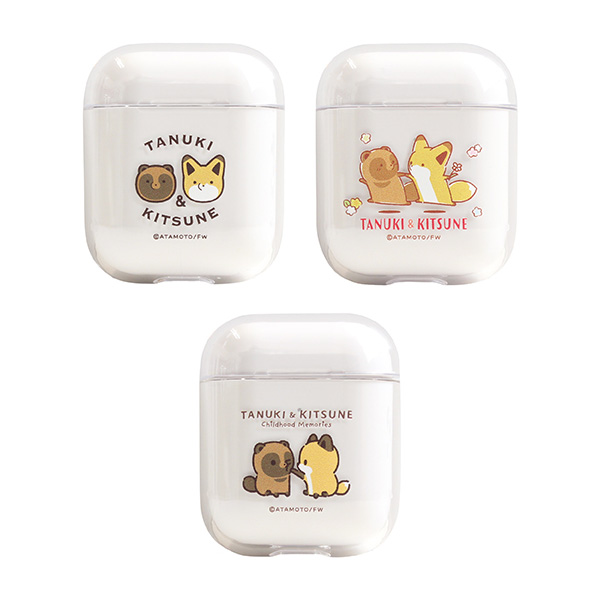 AirPods ＆ Pro クリアケース(全6種) — 「タヌキとキツネ」公式サイト