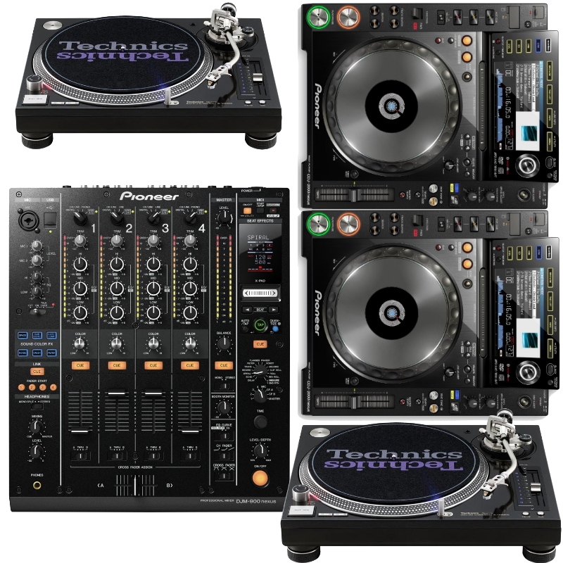 DJ Set mit 2x CDJ2000 NXS, 2x Technics 1210, 1x DJM900 NXS mieten