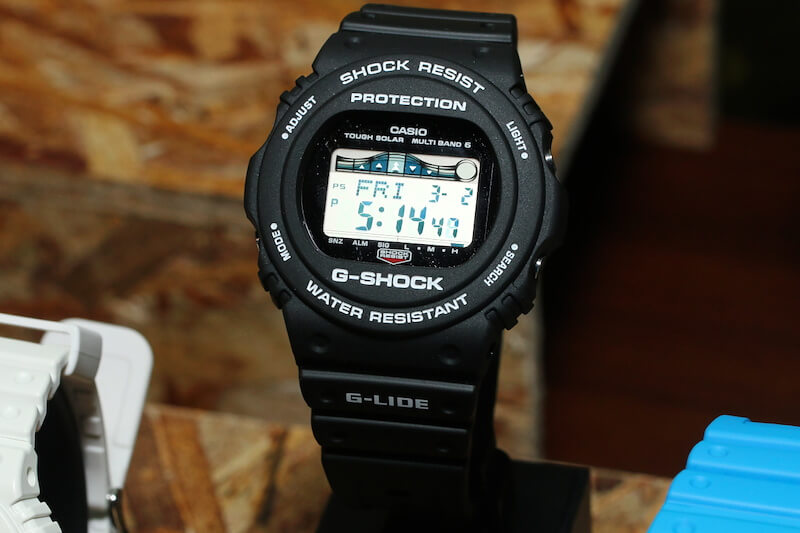 G-Shock G-LIDE GWX-5700 Tough Solar/Multi-Band 6 with Tide - G