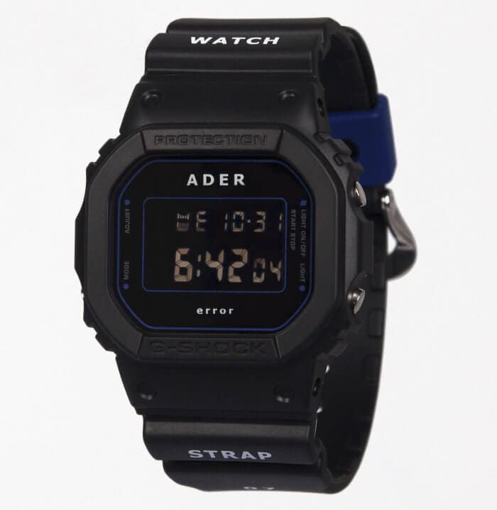Ader Error x G-Shock DW-5600ADER-1DR Watch and Clothing - G
