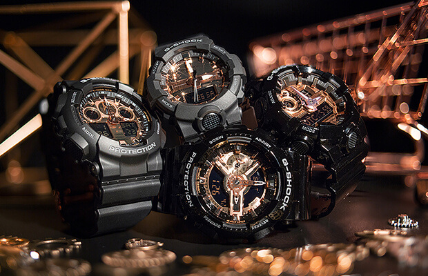 G-Shock Black and Rose Gold (MMC) Series - G-Central G-Shock Fan Site