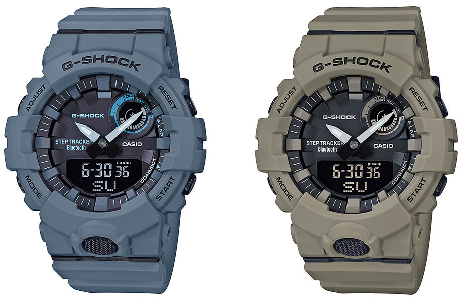 G-Shock G-SQUAD GBA-800UC and GBD-800UC Utility Color - G-Central