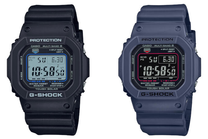 More G-Shock GW-M5610U Models: GW-M5610U-1C and GW-M5610U-2 - G