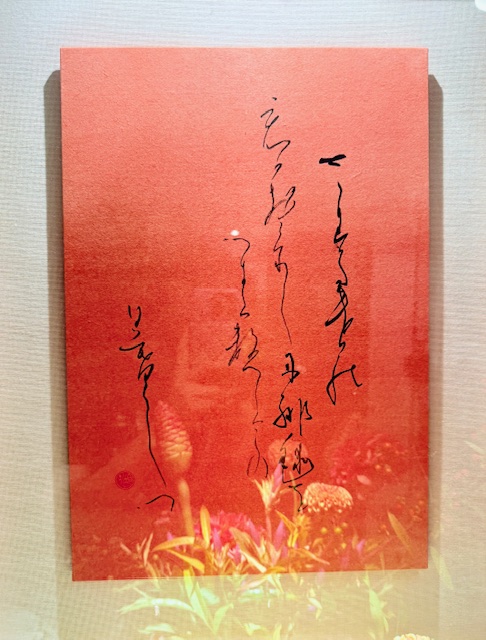 作品詳細: 赤【はちすの露】書 良寛詩