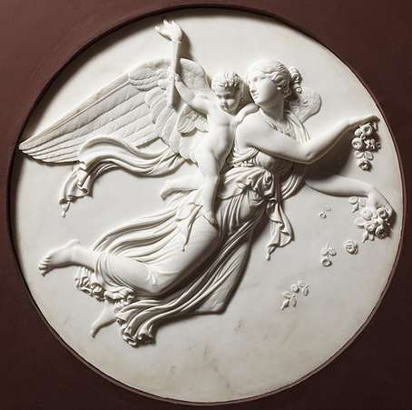 シェルカメオ 『夜の女神』 突起状｜アンティークジュエリー ルネサンス