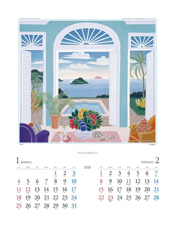 トーマス・マックナイト / TD-748（2026年） | カレンダー専門店【暦や