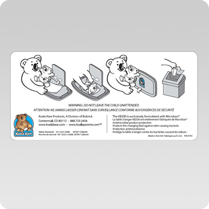 310-70C - Instructional Label for KB200