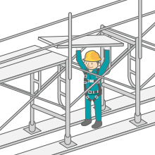 足場の組立て等作業従事者特別教育 | 宇都宮教習センター | コベルコ教習所