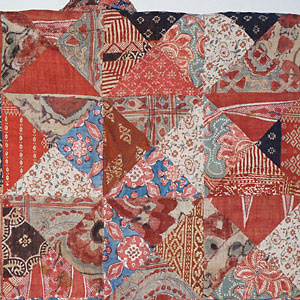 更紗裂継上着 - 京都・鴨東古美術會