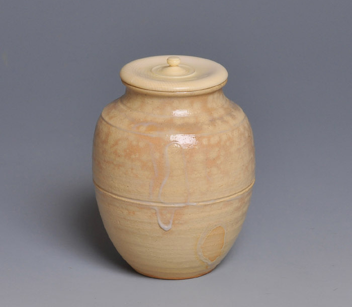 朝日焼 鹿背茶入 十四世 松林豊斎 猶香庵(造) | 古美術ささき