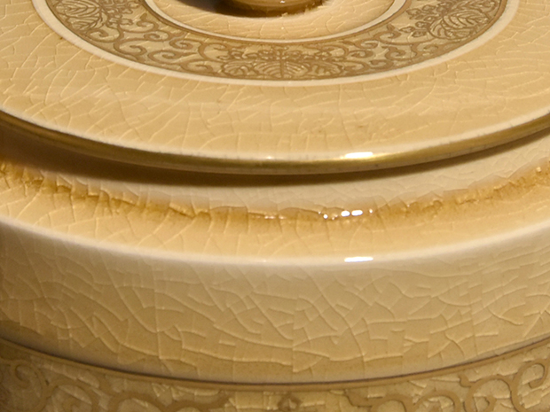 薩摩焼 桐唐草皆具 橋本陶正山（作) 共箱 而妙斎箱書 | 古美術ささき