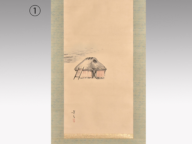 松村景文 三夕の図 双幅（2本) | 古美術ささき