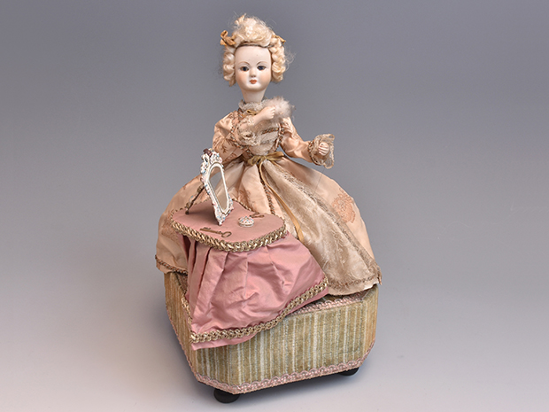 フランス Jean & Anne Farkas オートマタ ドール 人形 お化粧