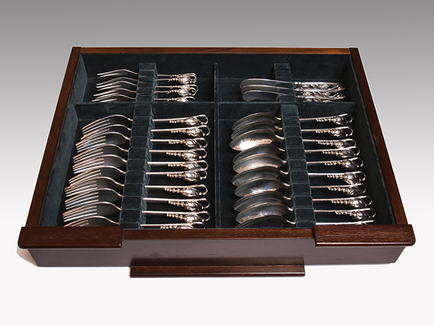 ジョージ・ジェンセン スターリングシルバー「ブロッサム」 純銀製